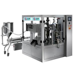 6-200给袋式全自动液体包装机组